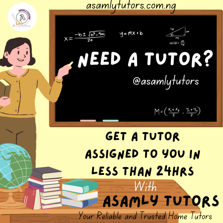 Get a Tutor in less than 24hrs